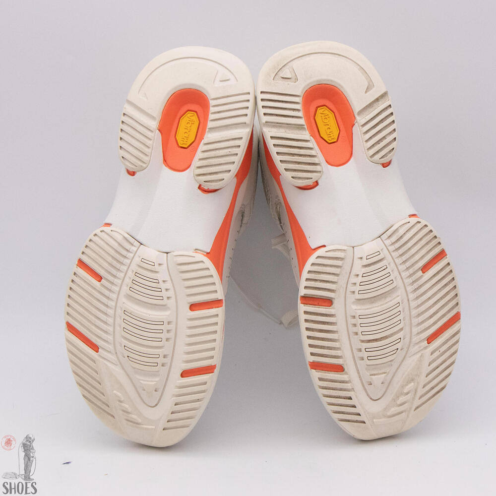 Brand Black Saga Women's 8-8.5 / Men's 6.5 White Vibram Leather Sneakers - Picture 10 of 13